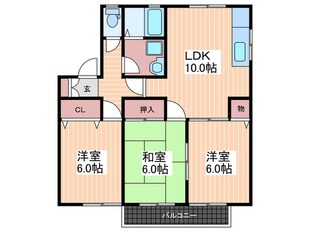 メゾンＫ＆Ｓ　Ａ棟の物件間取画像